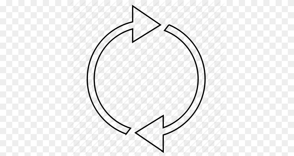 Arrow Circular Circulation Gyration Motion Icon, Hoop Png