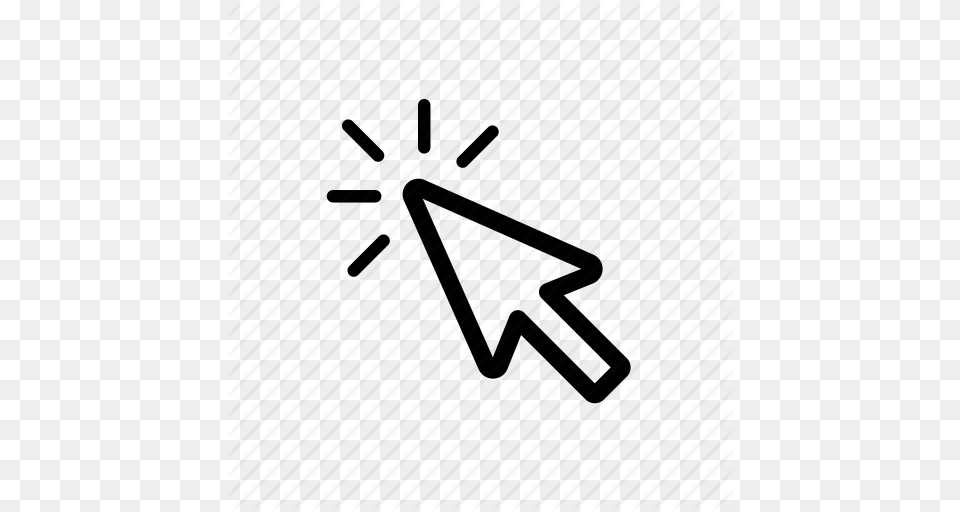 Arrow Click Cursor Interaction Mouse Pointer Select Icon, Cutlery Png