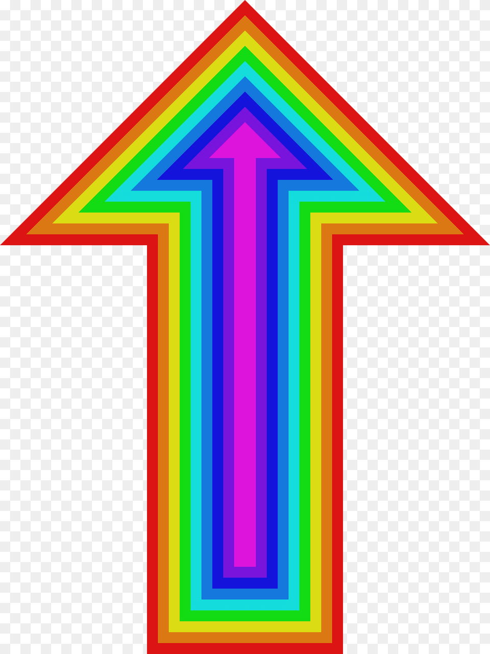 Arrow Clipart, Light, Cross, Symbol Png Image