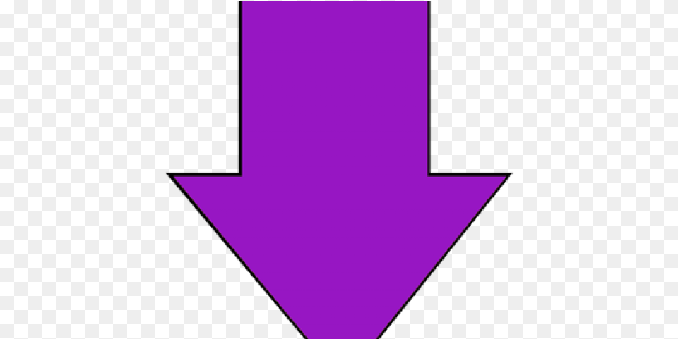 Arrow Clipart Purple, Triangle, Symbol Png Image