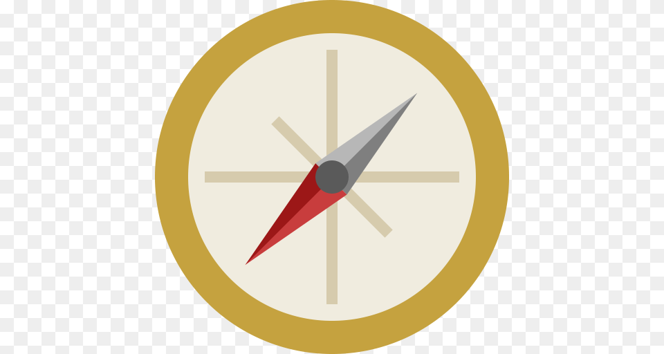 Arrow Compass Direction Location Navigate Navigation Pointer, Disk Free Png Download