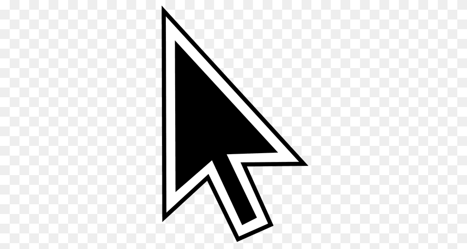 Arrow Cursor, Arrowhead, Weapon, Triangle, Blackboard Free Png