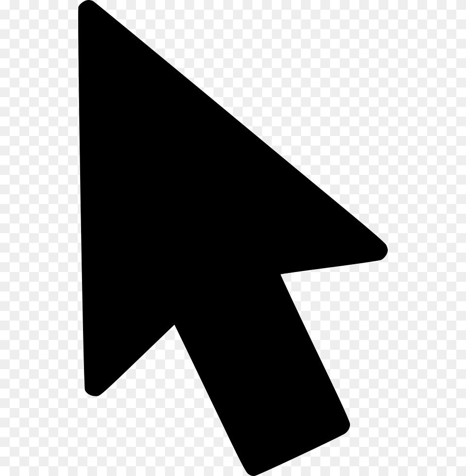 Arrow Cursor Mouse Pointer Mouse Pointer Navigation Cursor Mouse Icon, Silhouette, Blackboard Free Png Download