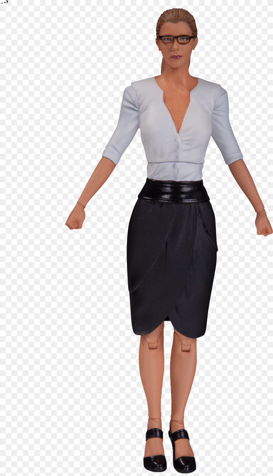 Arrow Dc Collectibles Felicity Smoak, Blouse, Clothing, Sleeve, Skirt Free Png Download