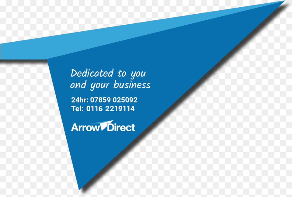 Arrow Direct Overnight Parcel And Pallet Services Vertical, Triangle Png Image