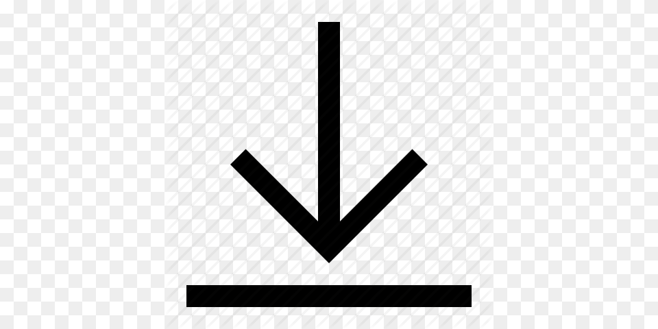 Arrow Down Download Save Icon, Electronics, Hardware, Furniture Png Image
