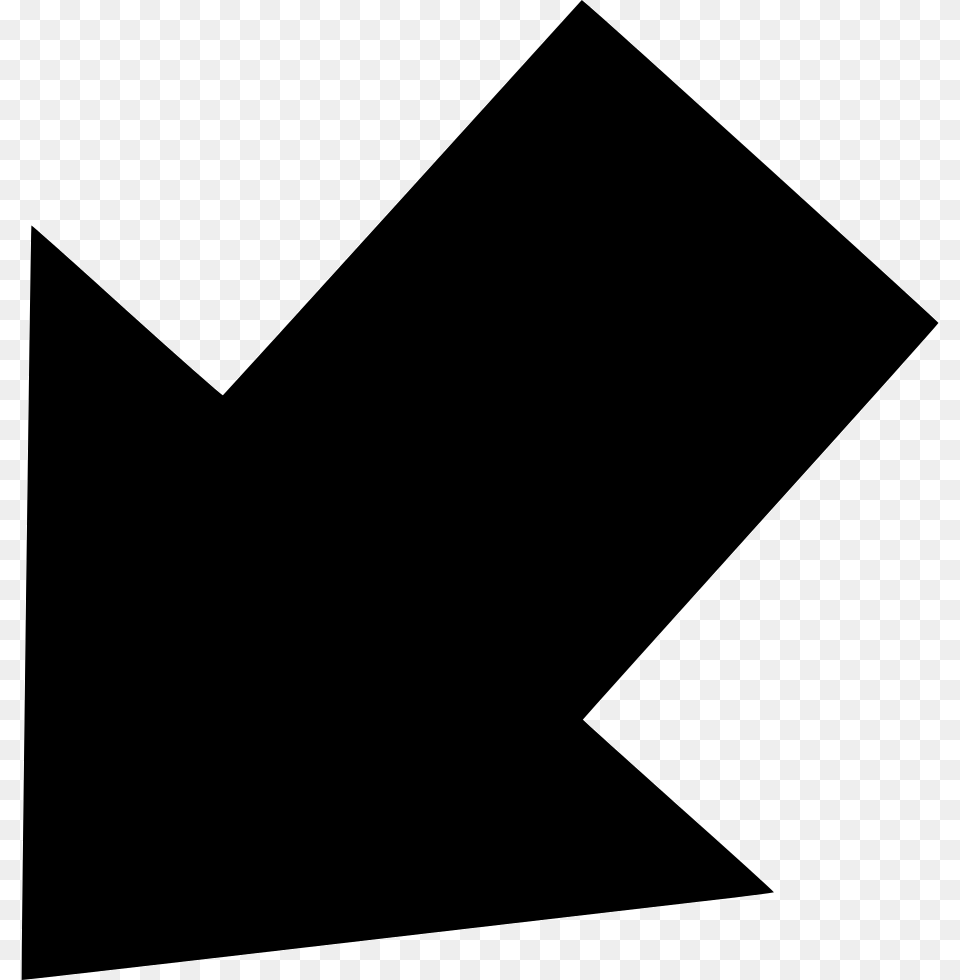 Arrow Down Expand File Save Download, Silhouette, Triangle, Symbol Png