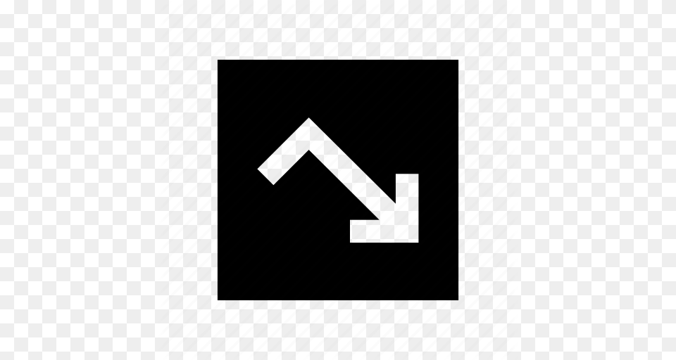 Arrow Down Negative Pointing Icon, Architecture, Building, Firearm, Weapon Png Image