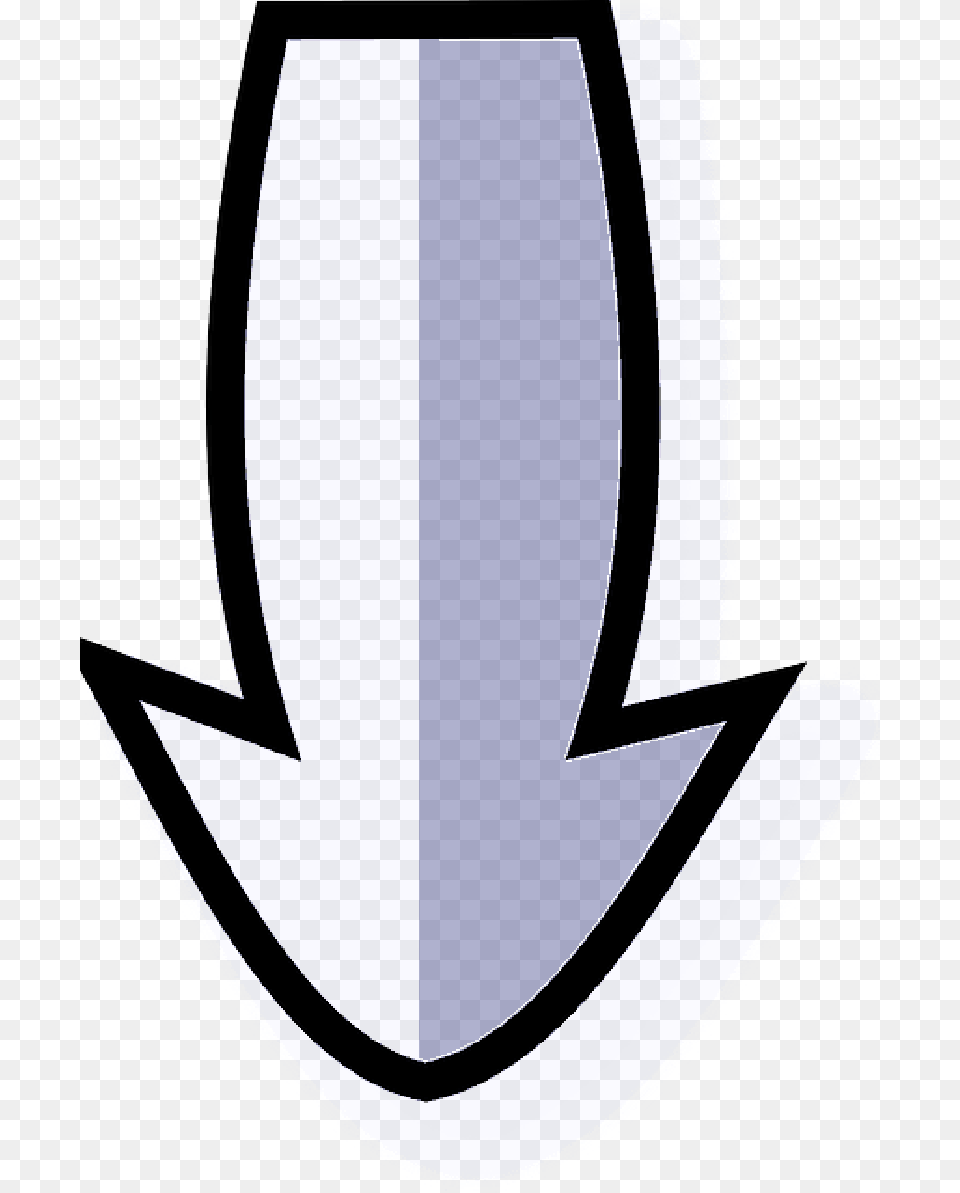 Arrow Down Shadow Direction Color Emblem, Clothing, Hat, Symbol, Logo Free Transparent Png