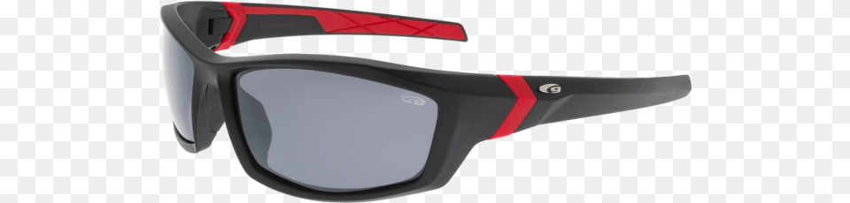 Arrow E111 2p Polycarbonate Matt Black Red Goggle Sunglasses, Accessories, Goggles, Glasses Png Image