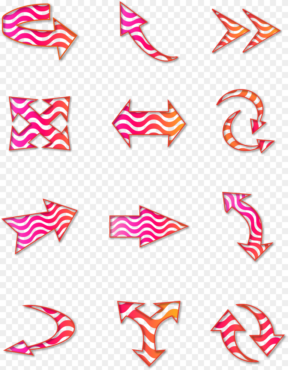 Arrow Element Icon Colorful Linear And Vector Image, Paper, Art Free Png Download