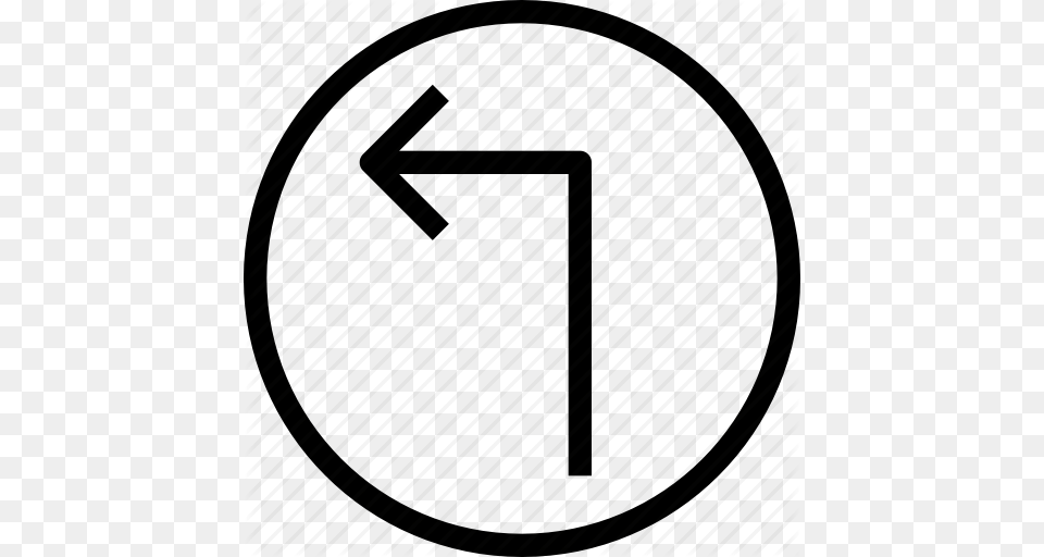 Arrow Essential Left Menu Turn Icon, Symbol Free Png