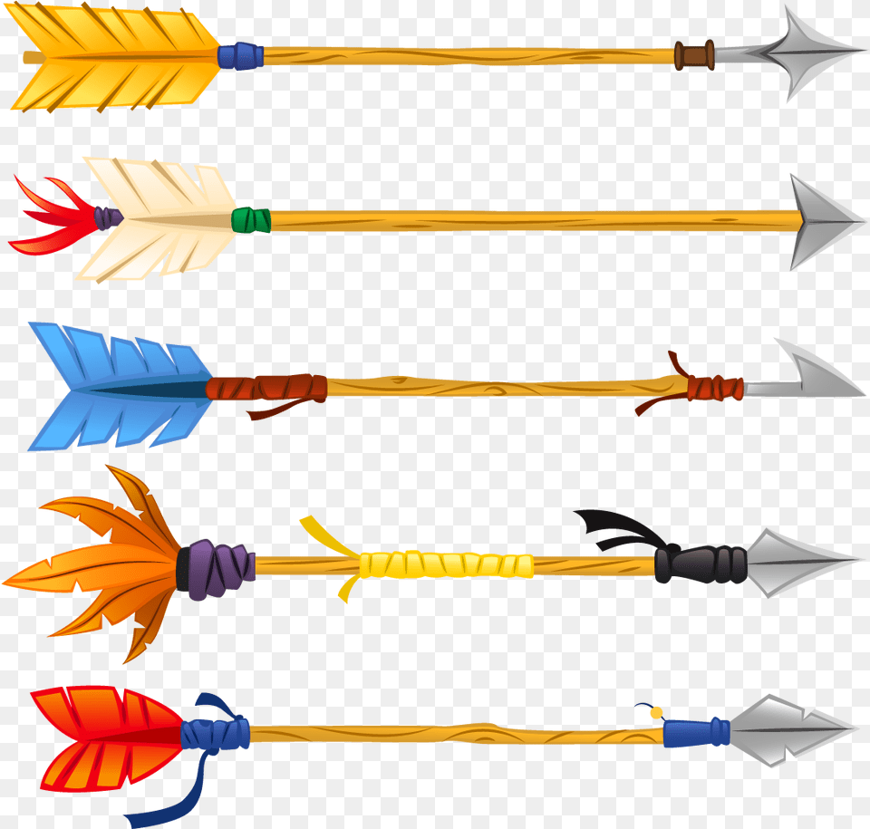 Arrow Euclidean Vector Feather Arrow, Weapon, Mortar Shell Free Png