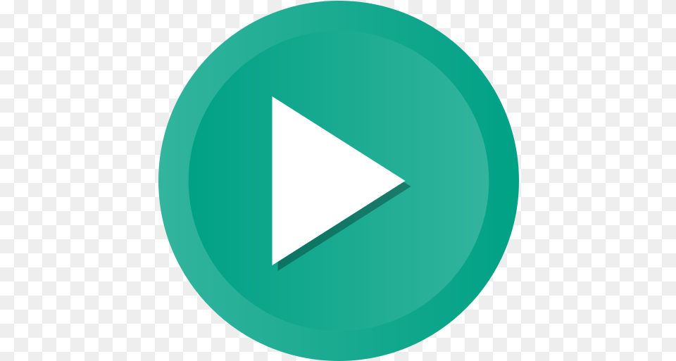 Arrow Film Movie Play Player Start Video Icon Of Icone De Start, Triangle, Disk Free Png