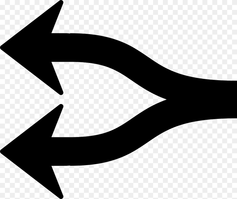 Arrow Fork Icon World And Fork Svg Fork Arrow, Weapon, Appliance, Ceiling Fan, Device Png Image
