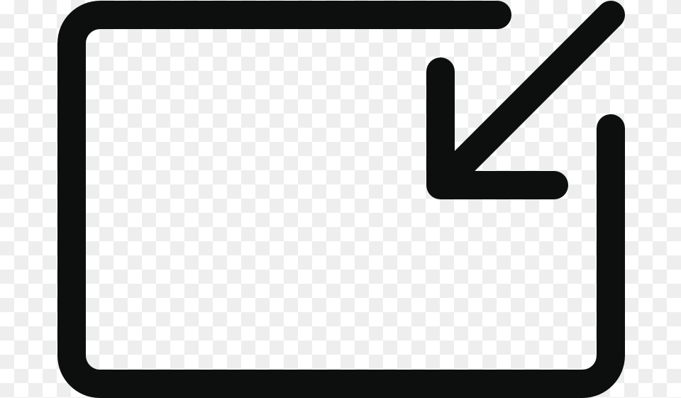 Arrow Fullscreen Box Exit, Text, Symbol, White Board Png