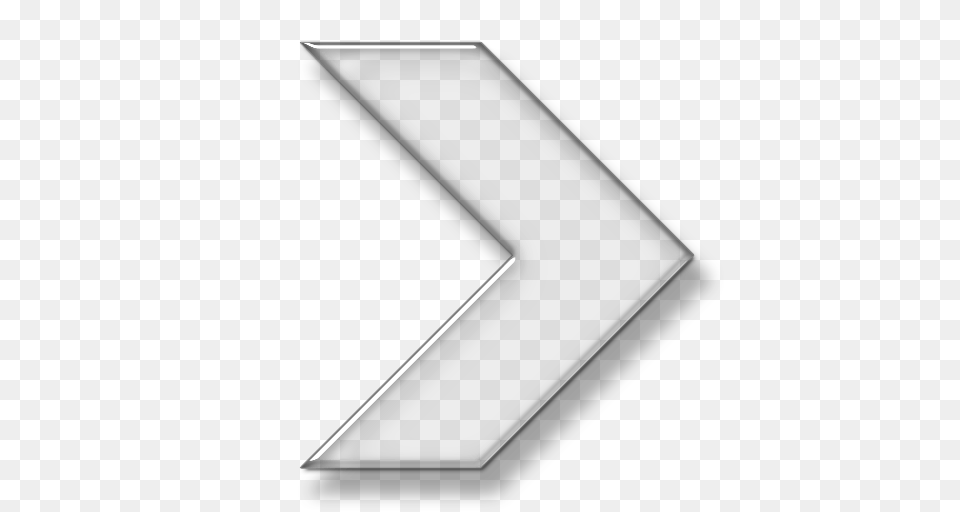 Arrow Glass 3d Right, Symbol, Number, Text, Bow Png Image