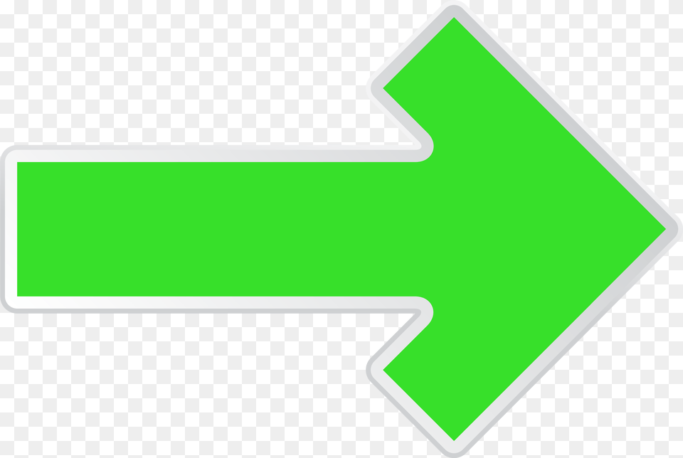 Arrow Green Green Arrow Right, Sign, Symbol, Road Sign Free Png Download