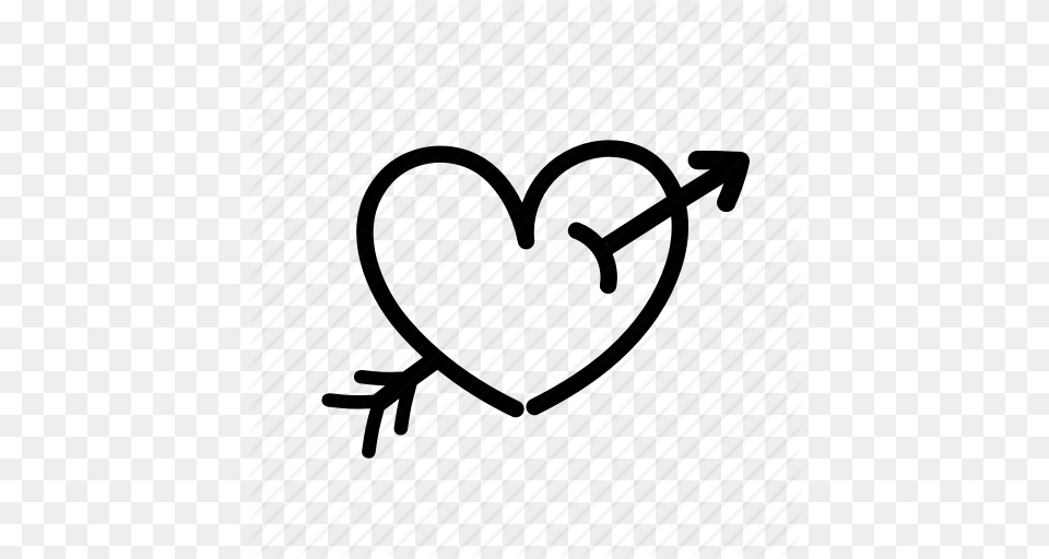 Arrow Heart In Love Love Tattoo Romantic Tattoo Wedding Icon Free Png