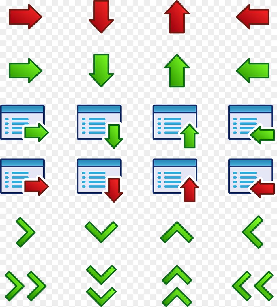 Arrow Icon Set Clipart Arrow Up And Down Icon, Scoreboard Free Png Download