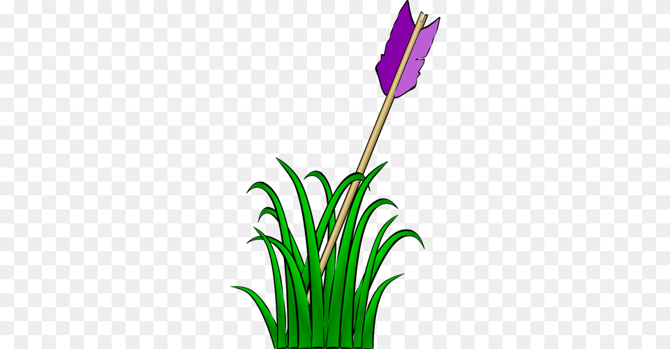Arrow In The Grass Vector Illustration, Weapon, Smoke Pipe Free Transparent Png
