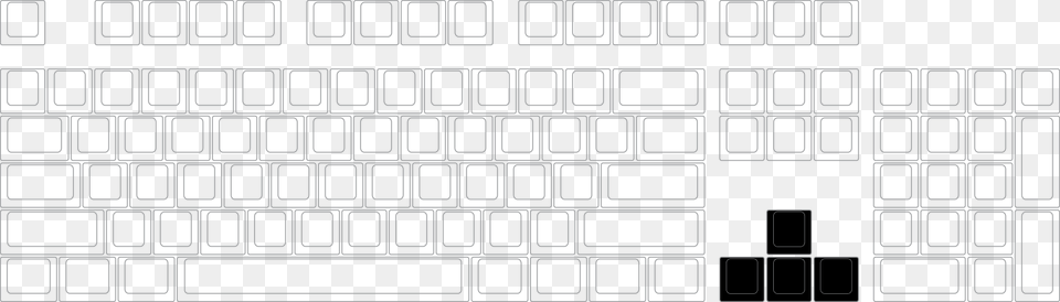 Arrow Keys Cherry Mx Keycap Set Keyboard Space Bar, Computer, Computer Hardware, Computer Keyboard, Electronics Free Png