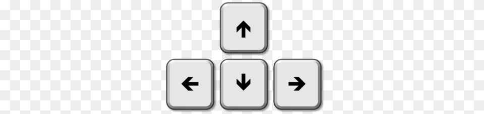 Arrow Keys Clipart, Symbol, Text, Electronics Free Png