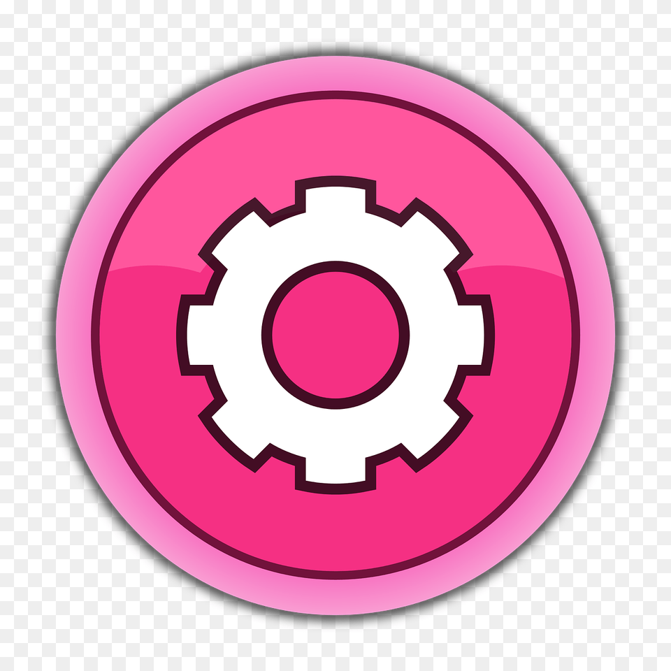 Arrow Left Arrow Button Pink Icon, Machine, Spoke, Wheel, Gear Free Transparent Png