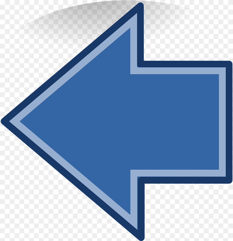 Arrow Left Blue Icon Button Image Flecha Izquierda Azul, Arrowhead, Weapon, Blackboard, Symbol Free Png Download