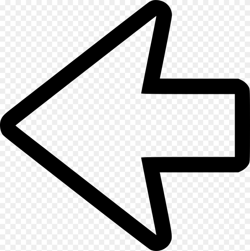 Arrow Left Comments, Symbol, Sign, Arrowhead, Weapon Free Transparent Png