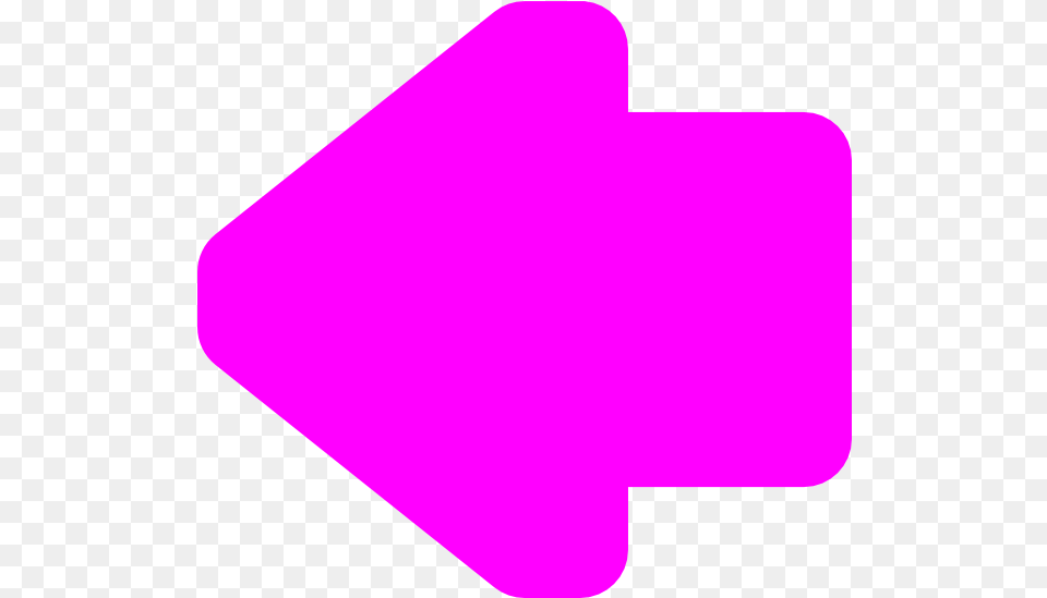 Arrow Left Pink Clip Art Left Arrow Pink, Symbol, Sticker, Sign Png