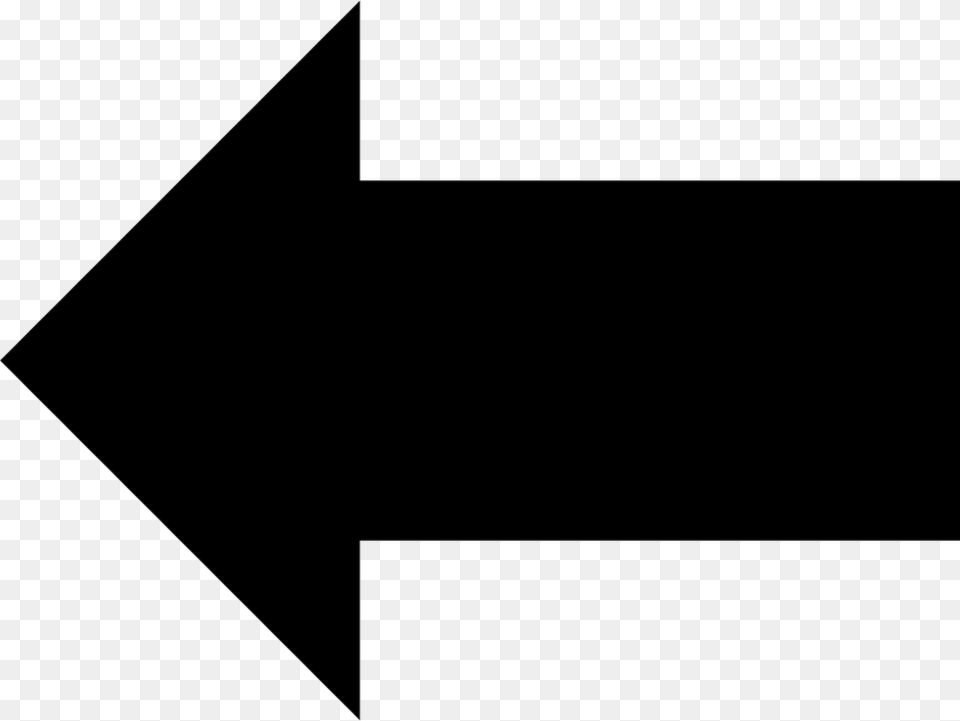 Arrow Left Side Black And White, Weapon, Symbol Png