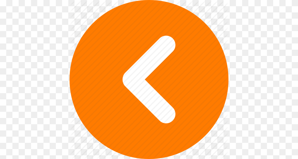 Arrow Move Left Orange Orange Arrow Slider Arrow Icon, Sign, Symbol, Ping Pong, Ping Pong Paddle Png Image