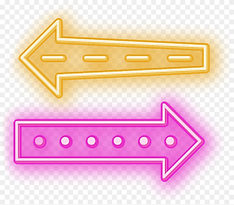 Arrow Neon Arrowneon Pinkyellow Pinkneon Yellowneon Dir Arrow Neon, Purple, Text Png Image