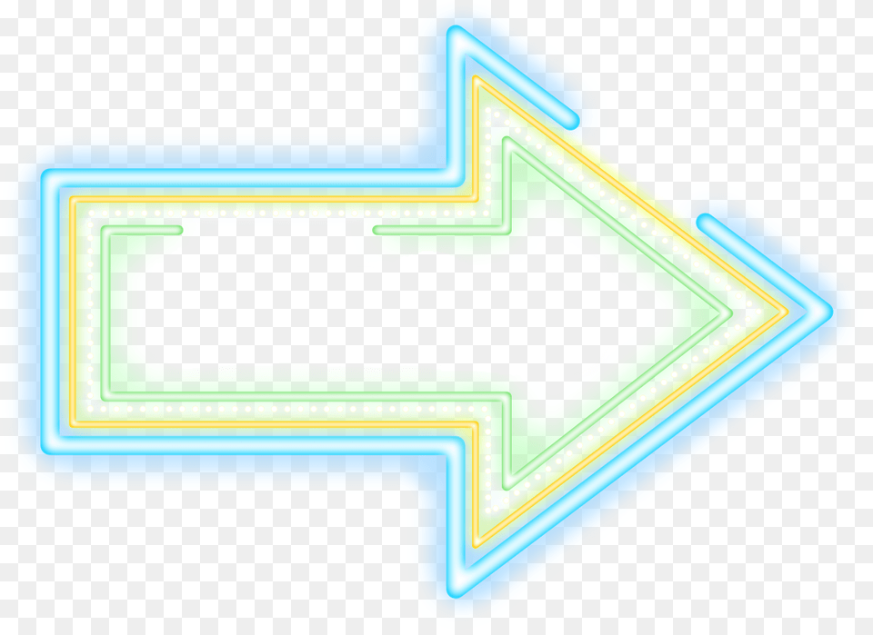 Arrow Neon Border Overlay Layers Glitter Colorfulstriped Graphic Design, Light, Person Png