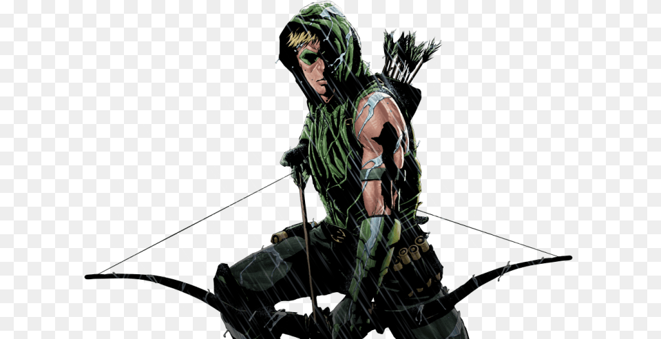Arrow New 52 Green Arrow Comic, Adult, Male, Man, Person Free Png