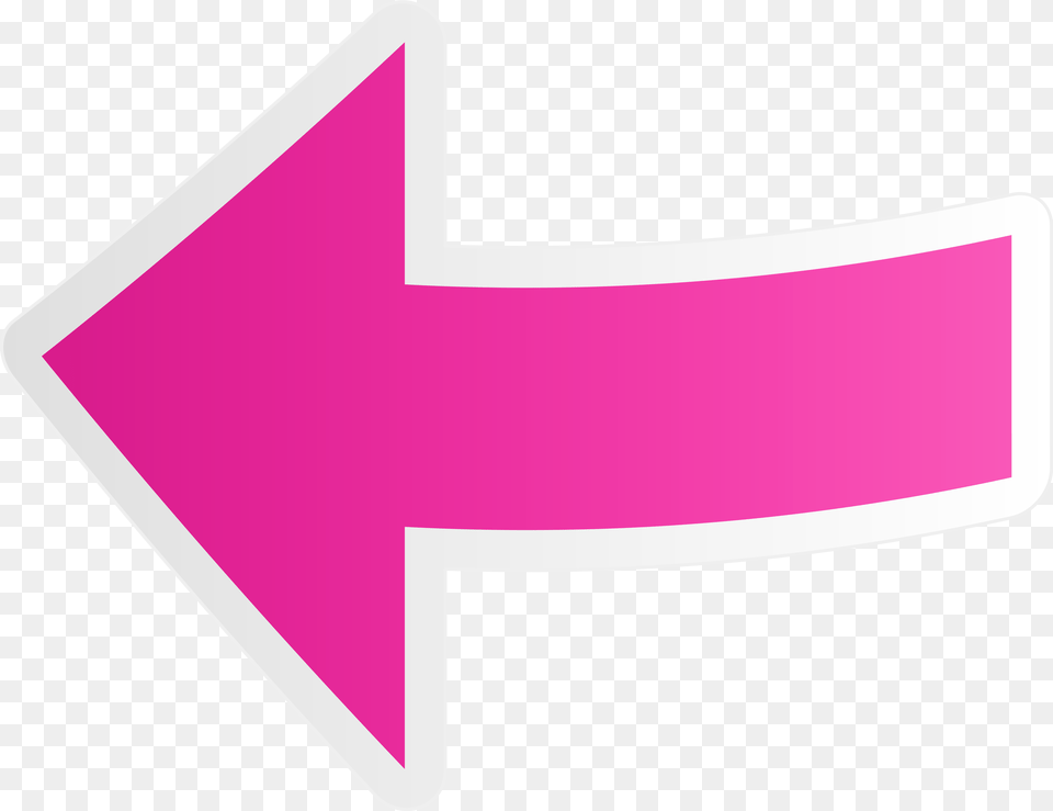 Arrow Pink 3d, Sticker, Symbol Free Png Download