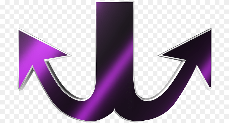 Arrow Pointer Direction Photo Graphic Design, Purple, Emblem, Symbol Free Png