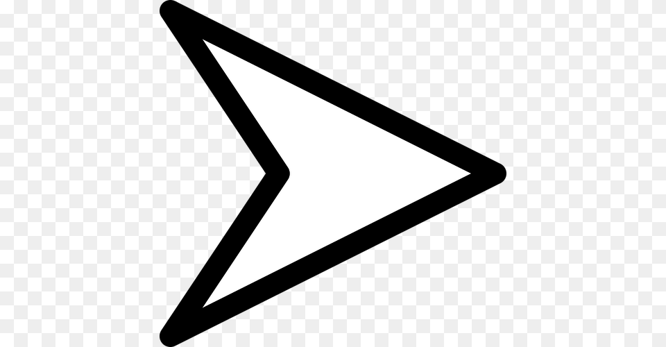 Arrow Pointer Right Vector Clip Art, Triangle Png