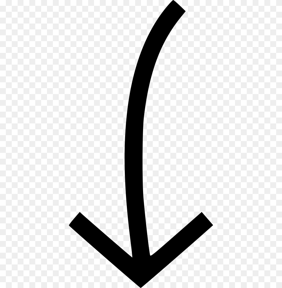 Arrow Pointing Down, Symbol, Smoke Pipe Free Png