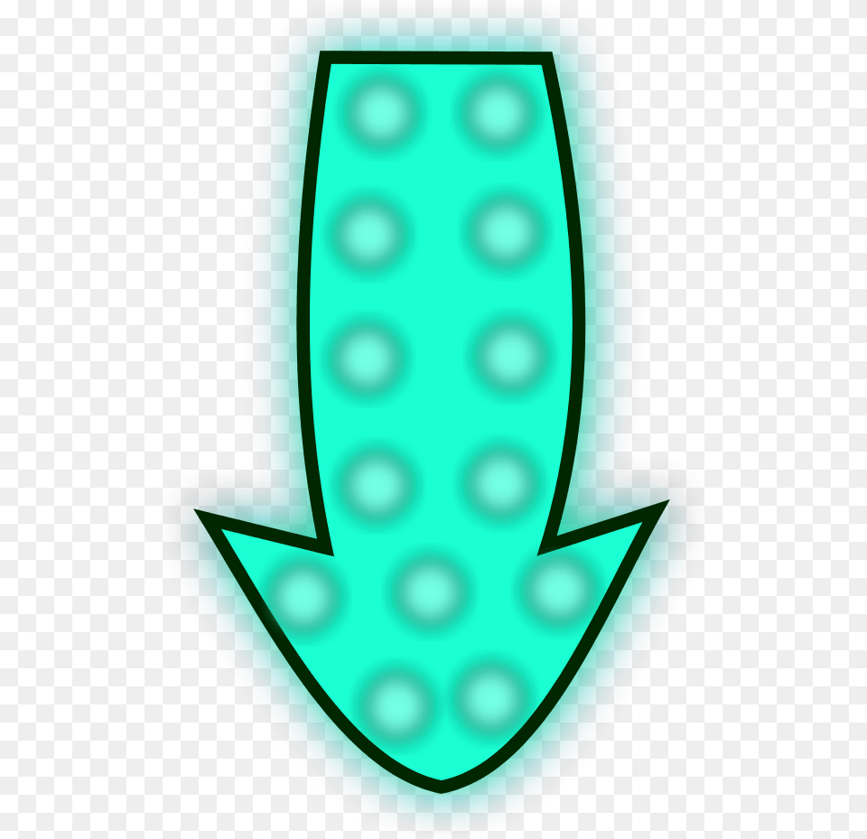 Arrow Pointing Down Arrow Pointing Down Colourful, Pattern, Turquoise Png