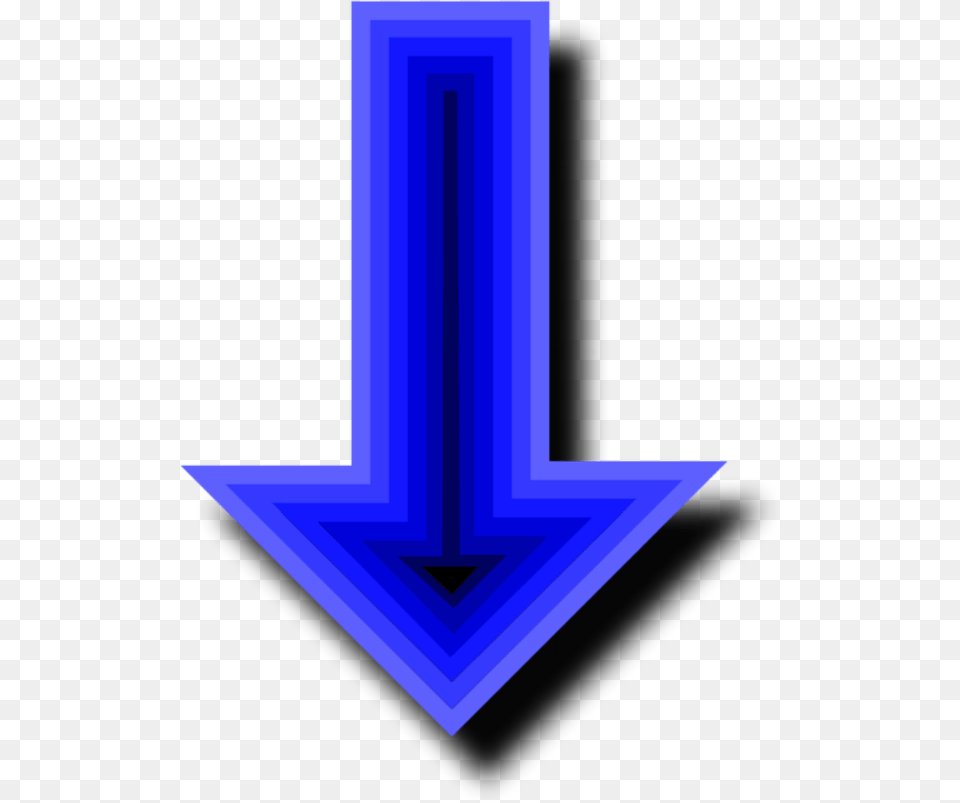 Arrow Pointing Down Blue Arrow Pointing Down Free Png Download