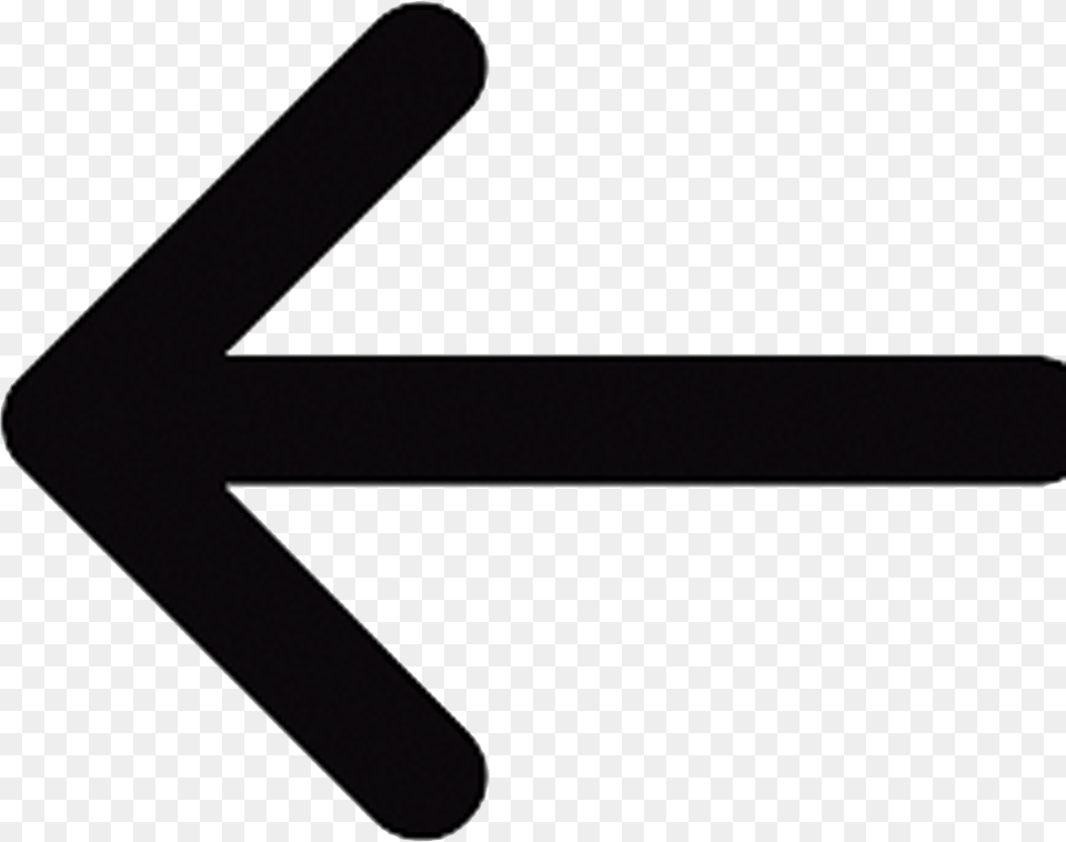 Arrow Pointing Left, Sign, Symbol, Road Sign Png Image
