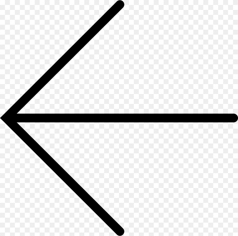 Arrow Pointing Left Comments Pijltje Icoon, Triangle, Symbol Png Image
