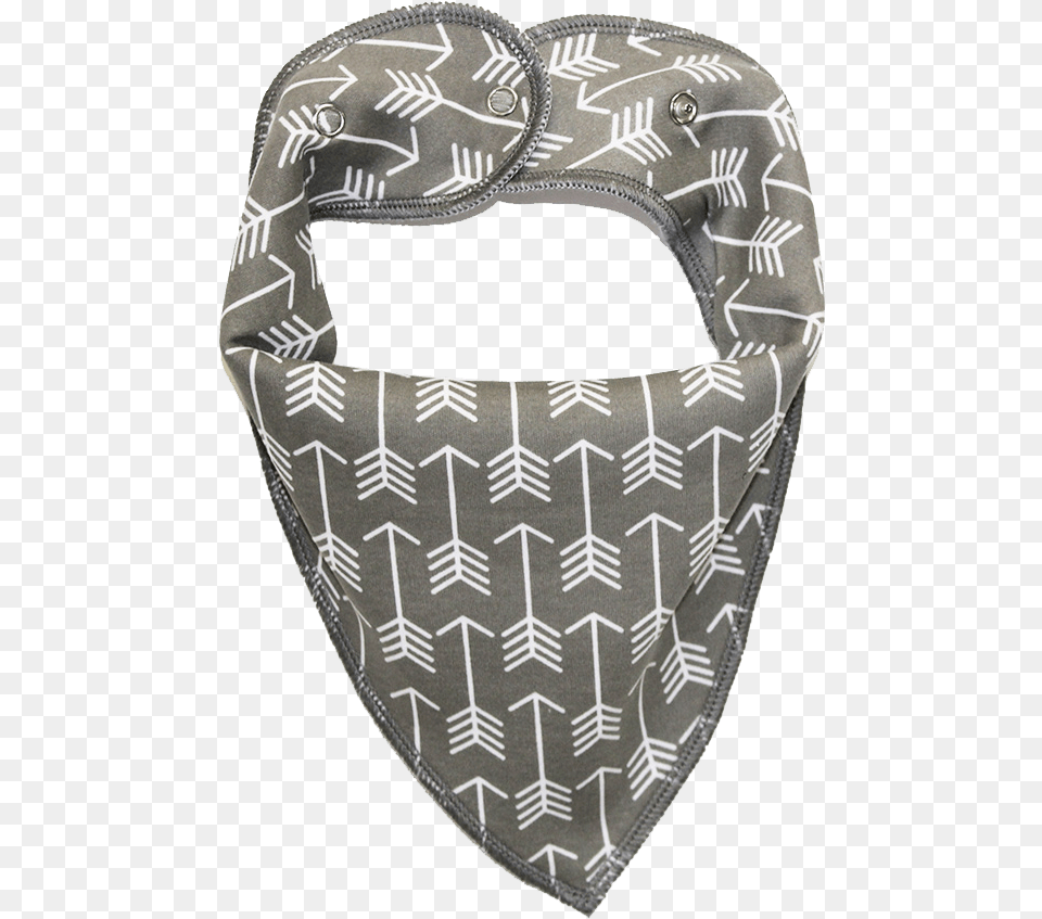 Arrow Print Grey Dog Bandana Mask, Accessories, Headband, Bag, Handbag Free Png