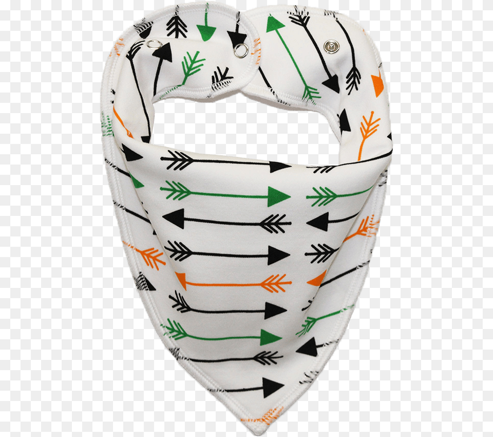 Arrow Print White Dog Bandana Lampshade, Accessories, Headband Free Png