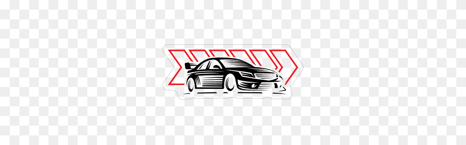 Arrow Racing Car Sticker, Vehicle, Coupe, Sedan, Transportation Free Png Download