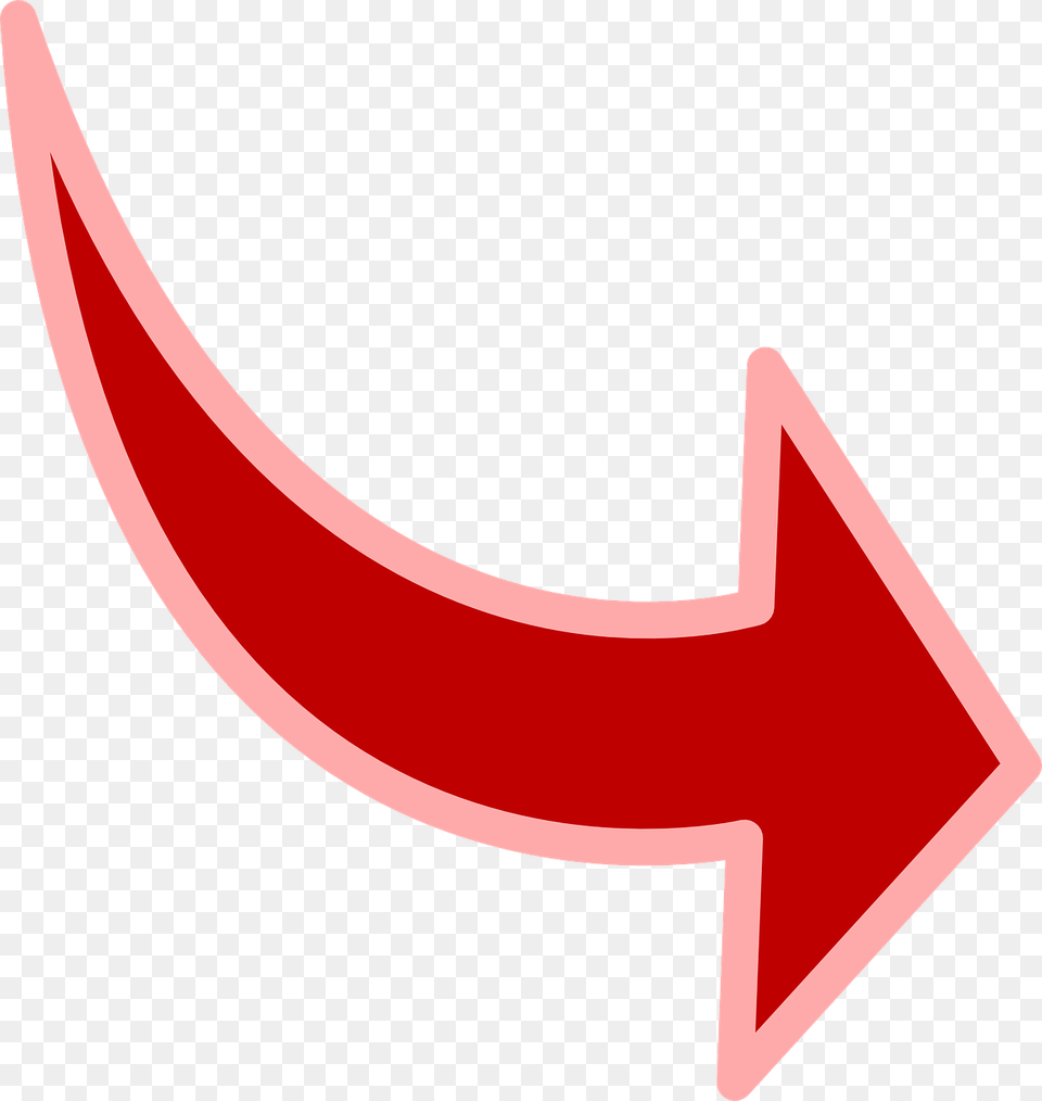 Arrow Red Triangle Red Arrow, Weapon Free Png Download