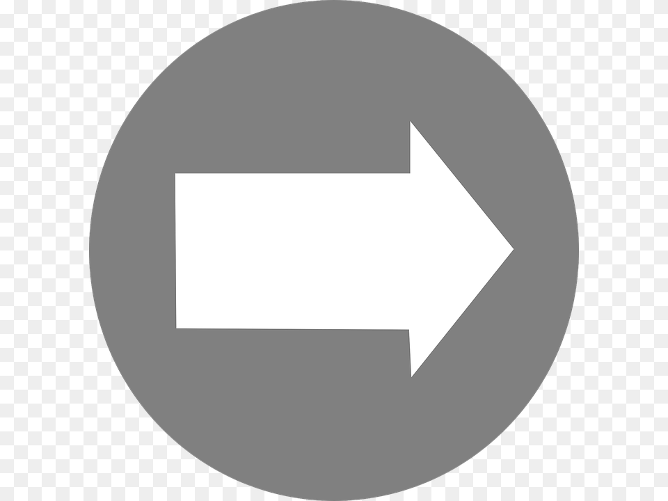 Arrow Right Circle Sign Symbol Next Marker White Arrow Vector Free Png Image