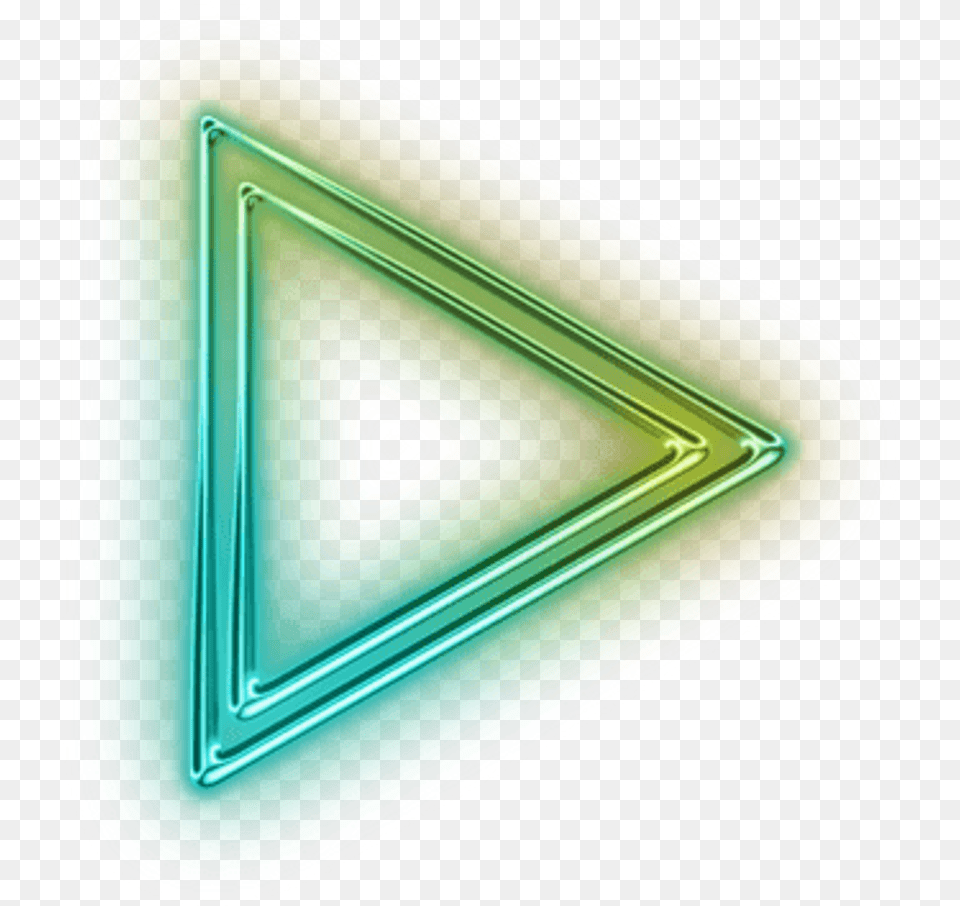 Arrow Right Transparent Triangulos Neon, Triangle, Accessories, Gemstone, Jewelry Png Image